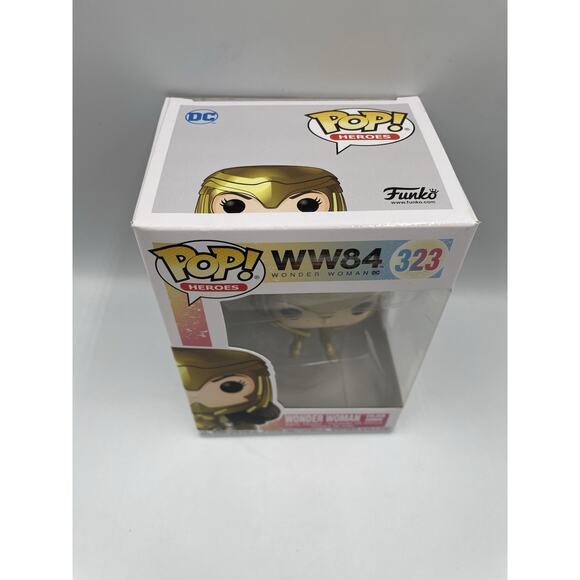 Wonder Woman WW84 Golden Armor Funko Pop DC Comics 330 New In Box - Picture 3 of 7
